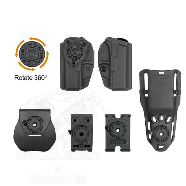Bluetac Quick Attachment Drop belt Loop - Negro - Imagen 2