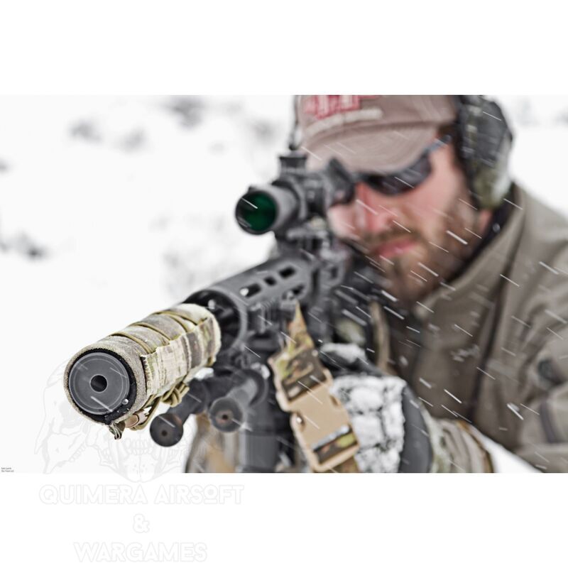 Cubre silenciador 14cm Invader Gear - Coyote Brown - Imagen 6