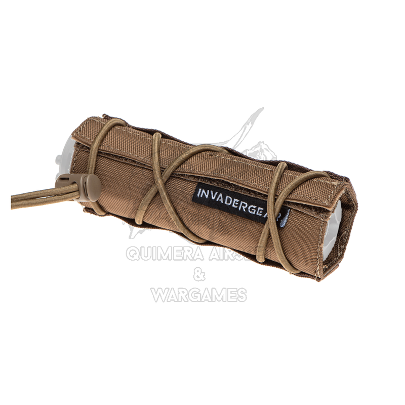 Cubre silenciador 14cm Invader Gear - Coyote Brown - Imagen 2