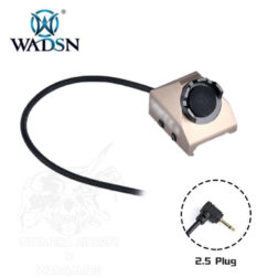 Switch Remoto UT Hot Button para Rail Picatinny Conector 2.5mm WADSN