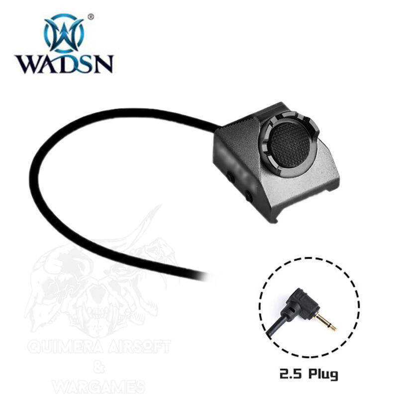 Switch Remoto UT Hot Button para Rail Picatinny Conector 2.5mm WADSN