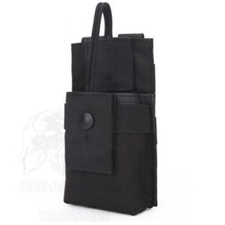 Pouch radio corto 1000D - Negro