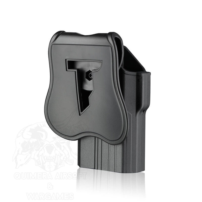 Alternative view of Light Bearing Holster Pistolera Rigida para G17 series Cytac -