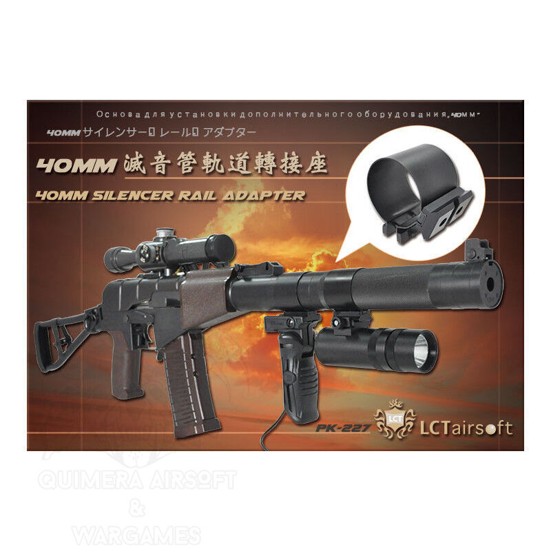 Alternative view of Adaptador de rail para silenciador de 40mm para AS Val / VSS LCT