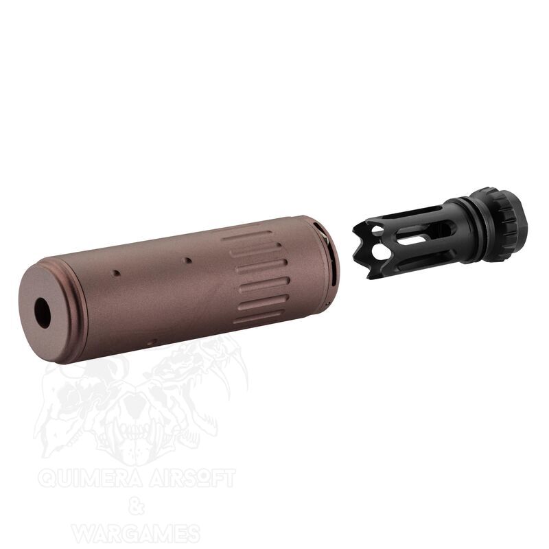 Silenciador ACC con QD 111x35mm CCW 14mm (Bocacha incluida) PPS - FDE