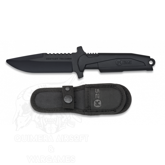 Cuchillo de entrenamiento flexible K25 - Negro