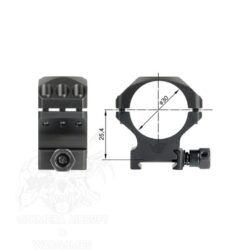 Alternative view of Vector Optics Anillas Bajas 1" 30mm X-ACCU