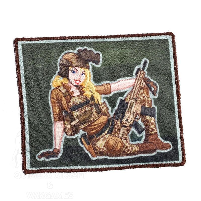 Parche PVC Pinup Girl Navy Seal- Airsoftology