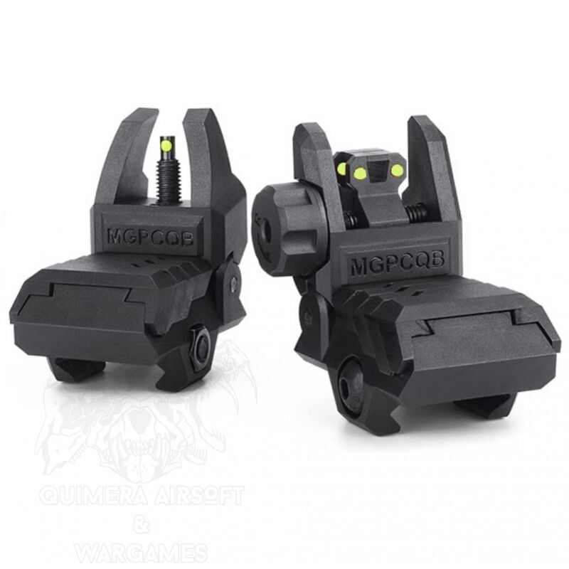 Mira plegable Con Fibra Verde