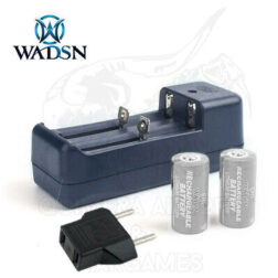 Cargador para baterias CR123,16340,AA y AAA - WADSN