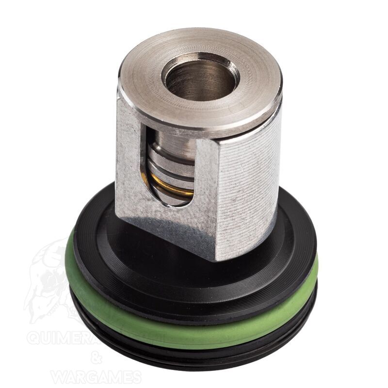 Alternative view of CNC POM Double O-Ring Ball Bearing AEG Piston Head for Tokyo Marui Next Gen Recoil Shock - FPS Softair