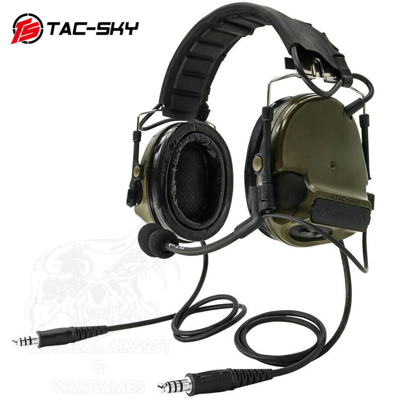 COMTA 3 DUAL COMM con Almohadillas de Silicona TAC-SKY