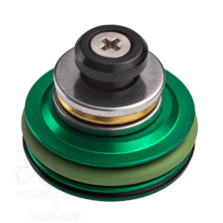 Alternative view of CNC ERGAL Double O-Ring Ball Bearing AEG Piston Head Pressure Deviation - FPS Softair