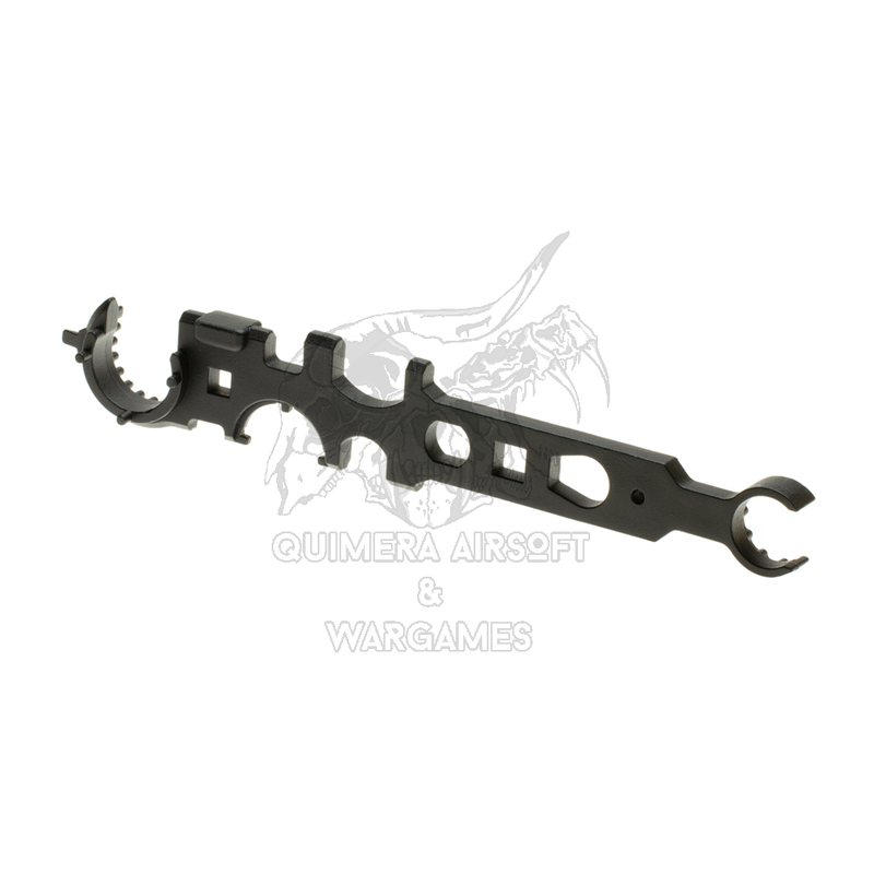 Alternative view of Llave de Acero Multifuncional M-ETAL