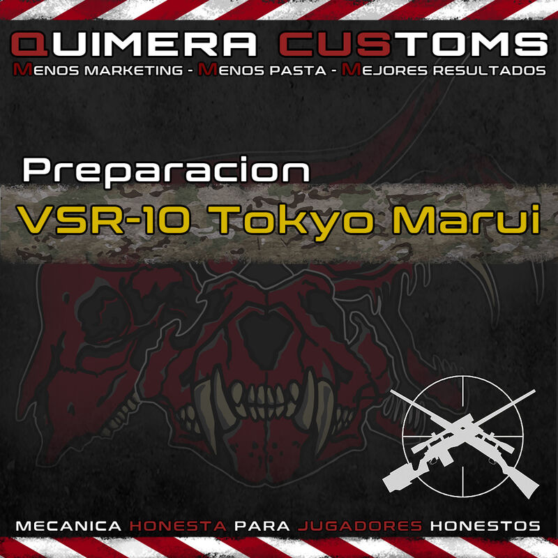 Preparación VSR-10 Pro Sniper y G-Spec - Quimera Customs