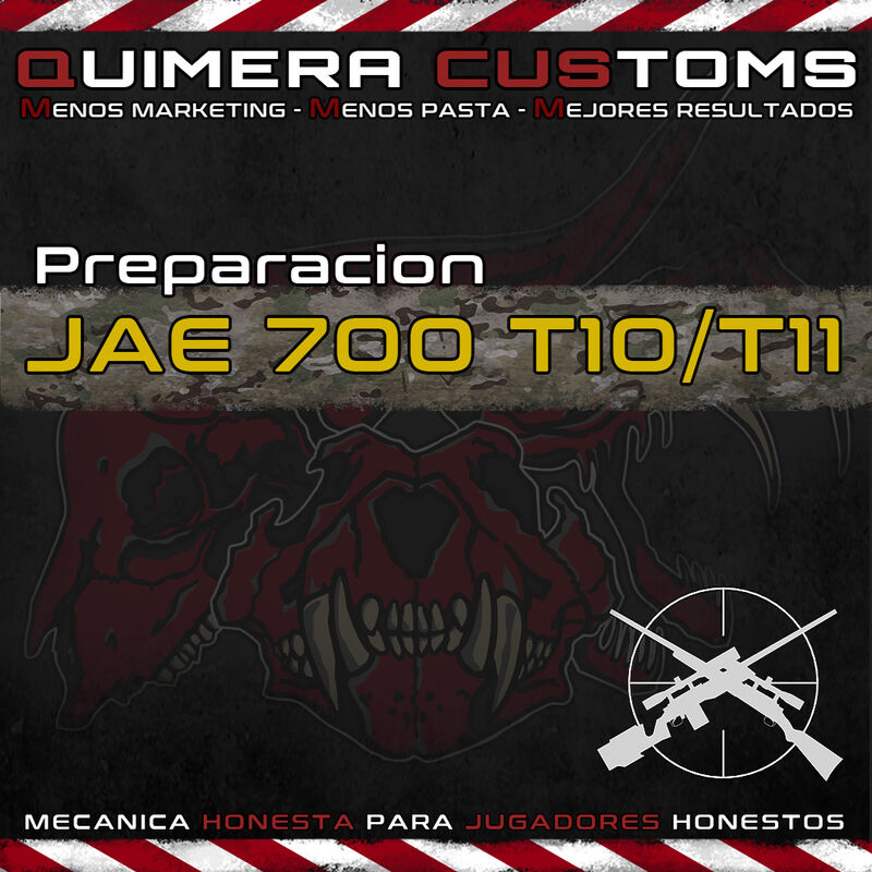 Preparación JAE 700 T10 y T11 - Quimera Customs