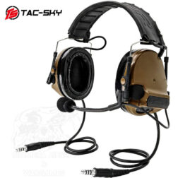 COMTA 3 DUAL COMM con Almohadillas de Silicona TAC-SKY