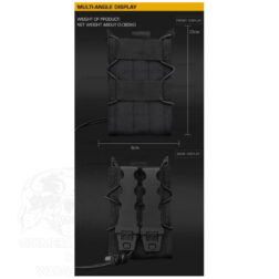 Alternative view of Pouch tipo taco para 5.56 Wosport -