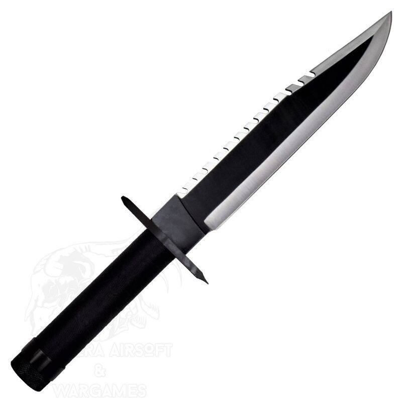 Alternative view of Cuchillo de Caza Rambo I H22.5cm. - Negro
