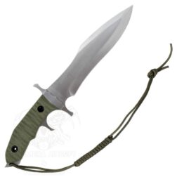 Alternative view of Cuchillo de Caza Rambo V H23cm. con funda de Cuero