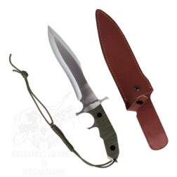 Cuchillo de Caza Rambo V H23cm. con funda de Cuero - Imagen 4
