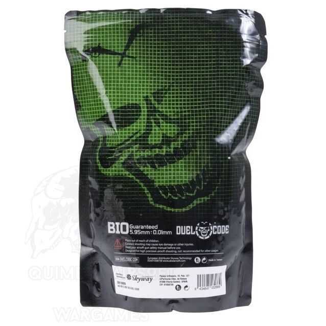 Alternative view of Duel Code 0.20gr. Bio 5000bbs