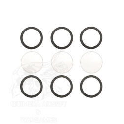 Protectores para optica y Red Dot 30mm 6 adhesivos mas 3 lentes