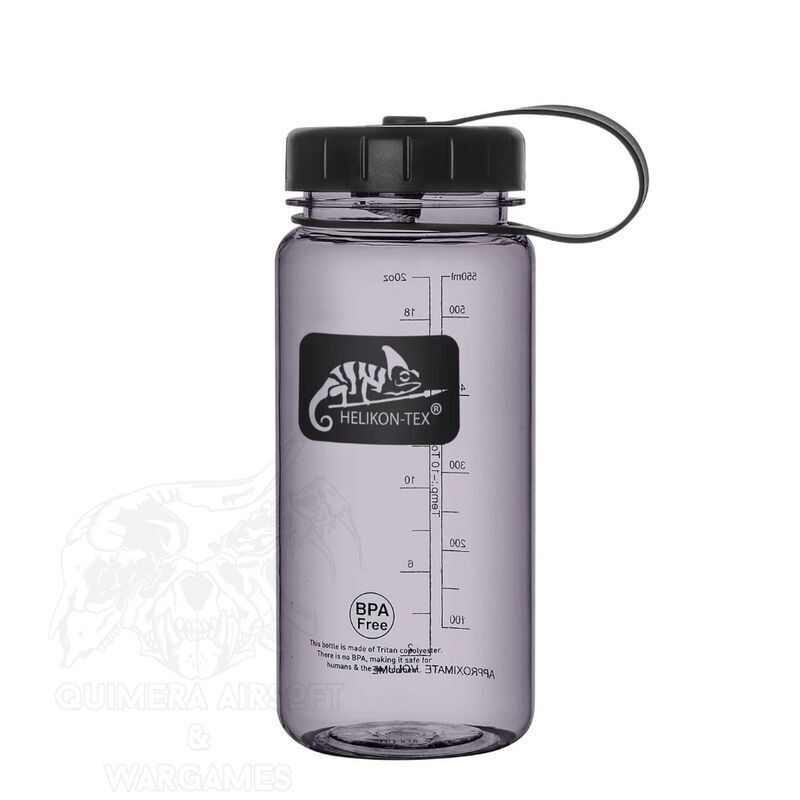 Botella Tritan de boca ancha 550ml Helikon - Smoked