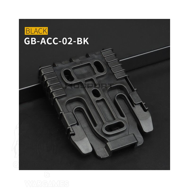 Adapter Base Quick Release Buckle para tipo Safariland Wosport -