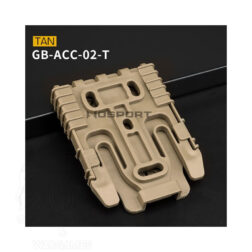 Adapter Base Quick Release Buckle para tipo Safariland Wosport -