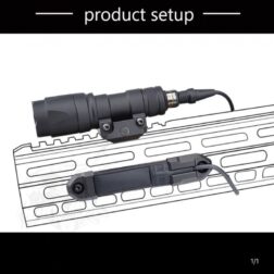 Montura universal para Switch en Aluminio CNC para M-LOK/Keymod - WADSN - Imagen 10