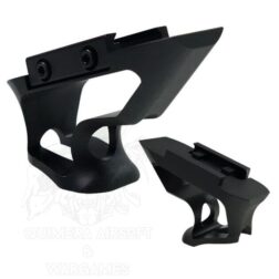 Grip vertical CNC Short Angle Para Rail M-Etal - Negro - Imagen 3