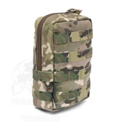 Alternative view of Large Molle Utility Pouch Zipped Warrior - Multicam
