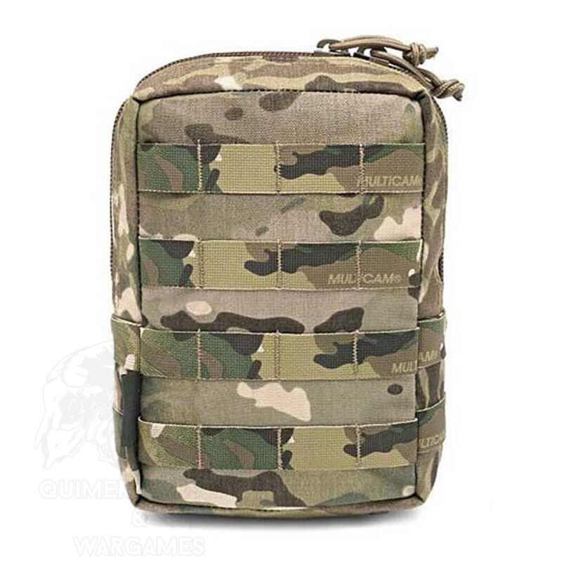 Large Molle Utility Pouch Zipped Warrior - Multicam