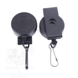 Alternative view of Lanyard automatico enrollable - Negro