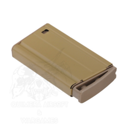 Cargador Mid-cap para SR25 y SCAR-H 70bbs Double Bell - Tan - Imagen 5