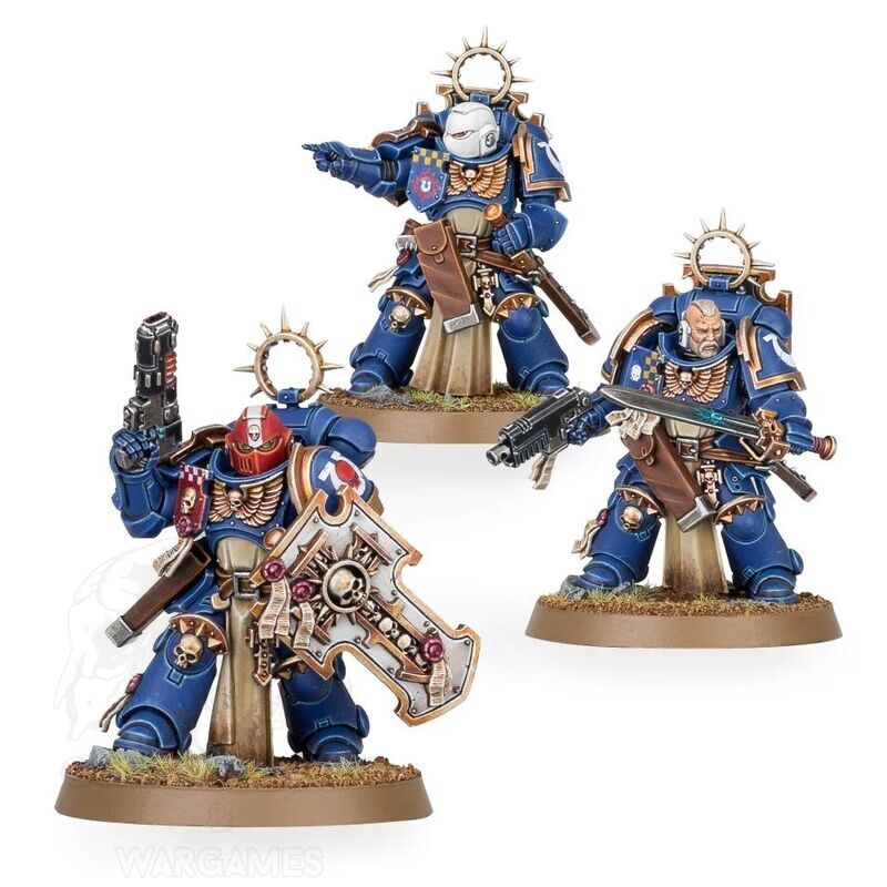 Alternative view of Veteranos Guardahojas - Space Marines