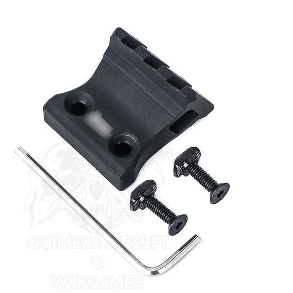 Alternative view of Rail 1 O'Clock para Keymod y MLOK WADSN - Negro