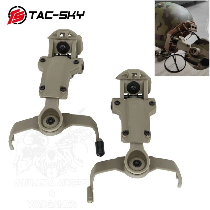 ARC New Helmet Mount Adapter MTEK para COMTA TAC-SKY - Dark Earth