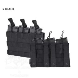 Triple Open Top M4 Mag Pouch Idogear - - Imagen 10