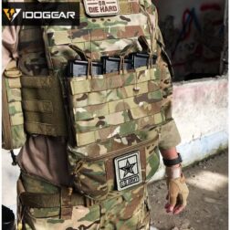 Triple Open Top M4 Mag Pouch Idogear - - Imagen 11