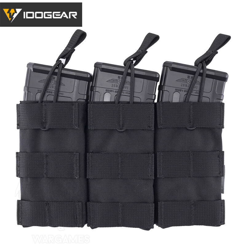 Triple Open Top M4 Mag Pouch Mod.2 Idogear -