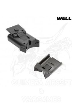 Alternative view of Magazine catch/release para L96/MB01,05,08 Action Army