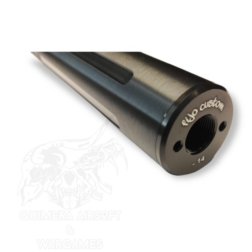 Alternative view of Silenciador Fluted 175x33mm CCW Fijo Custom