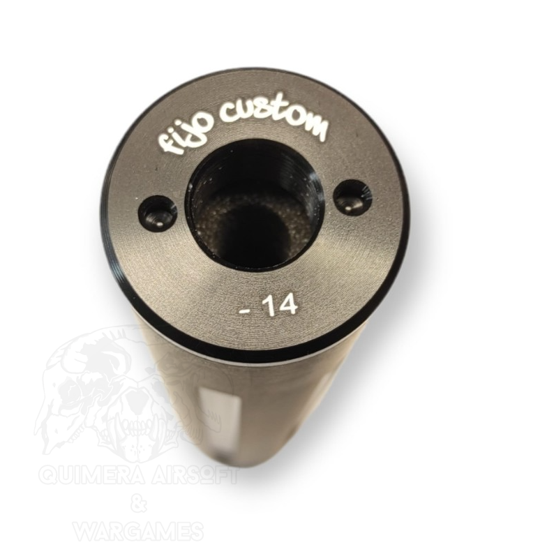 Silenciador Fluted 175x33mm CCW Fijo Custom - Imagen 3