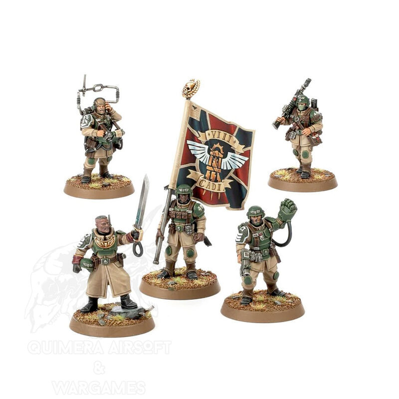 Escuadra de Mando de Cadia - Astra Militarum