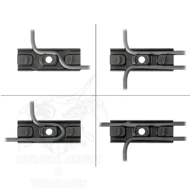 Pasacables Labyrinth System para KeyMod/M-LOK WADSN - Negro - Imagen 2