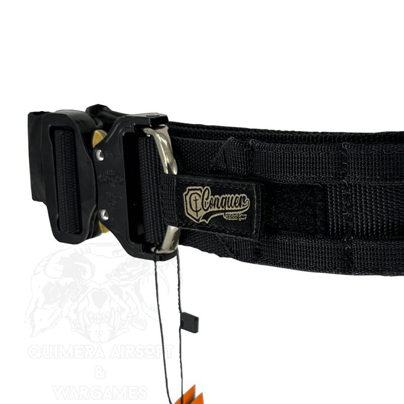 Cinturon Combat Belt Doble Conquer - Negro - M-L - Imagen 3