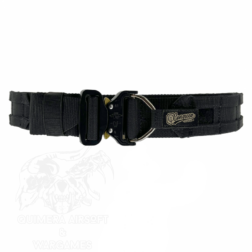 Cinturon Combat Belt Doble Conquer - Negro - M-L