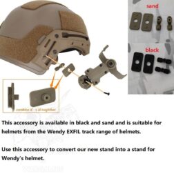 Team Wendy Helmet Mount Adapter Picatinny Rail para COMTA TAC-SKY - Imagen 5